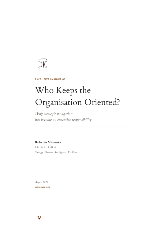 EI-01 Who Keeps the Organisation Oriented?