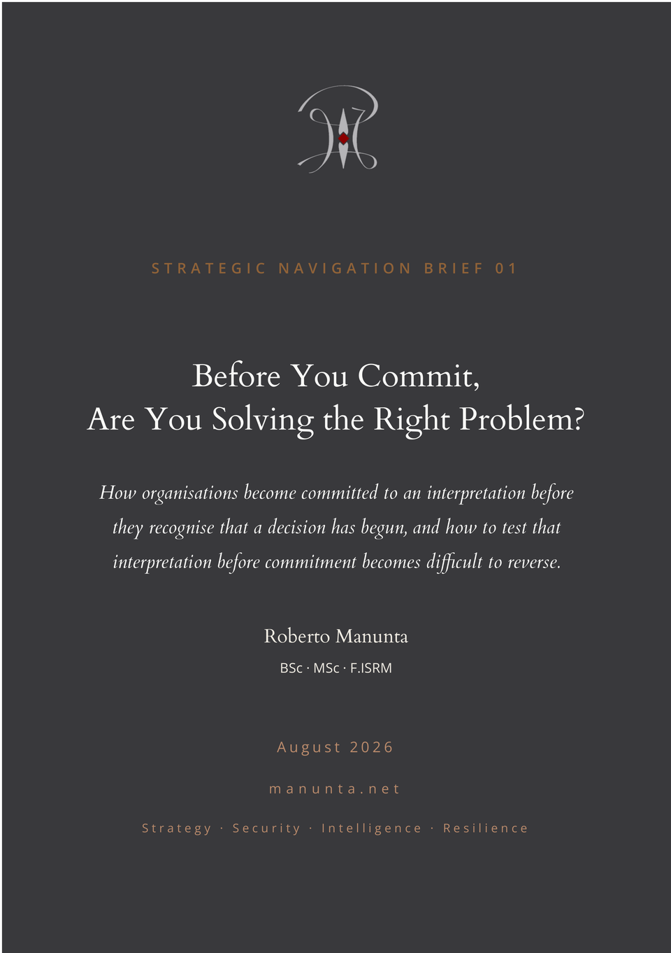 SNB-01 Before You Commit